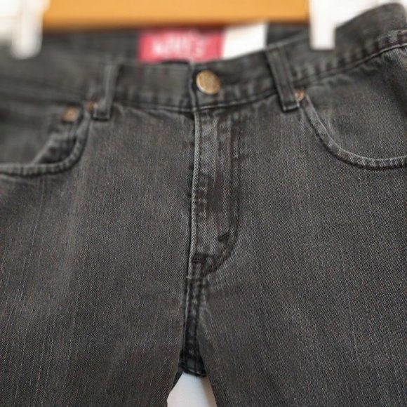 Levi's 511 Vintage washed out black size 18 regular 29x28 Skinny high waist - Picture 5 of 9